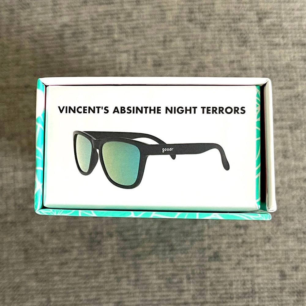 Goodr OG Unisex Sunglasses—VINCENT’S ABSINTHE NIGHT TERRORS—NEW